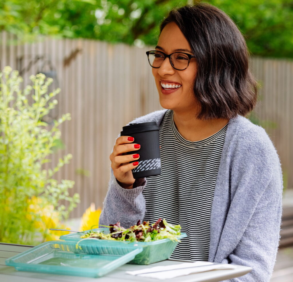 Reusable takeout containers - Bon Appétit Management Co.