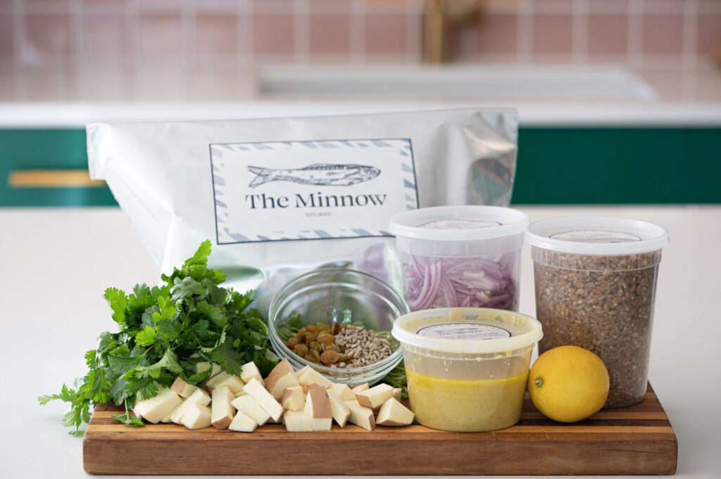 Reusable packaging for meal kits by The Minnow PDX